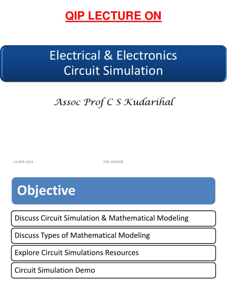 Offline Circuit Simulation Overview | PDF | Mathematical Model | Simulation