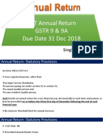 GST Annual Return Filing Deadline