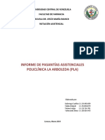 Informe de Pasantías Asistenciales Policlínica La Arboleda