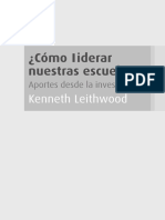 4 Como Liderar K. Leithwood PDF