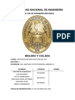 Informe 4 - Moldeo y Colada