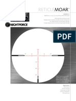 Long Range Scopes Nightforce Moar Reticle Info Sheet PDF