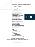 The Origins of Alchemy in Graeco-Roman Egypt: Jack Lindsay