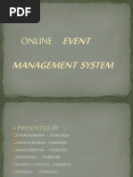 Online Event Management System 160214142830