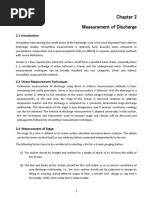 Chapter 2 Measurement of Discharge