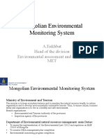 Mongolian Environmental Monitoring Systems 