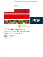 Morena Perfila A González Alcántara Como Ministro de La SCJN - Las Noticias de Chihuahua - Entrelíneas