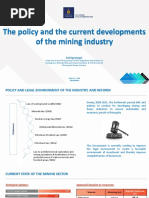 The Policy and the Current Developments of the Mining Industry - Mongolia