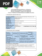 Guía de Actividades y Rúbrica de Evaluación-Tarea 6- Realizar La Interpretacion de Analisis de Suelos