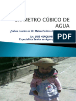 Un Metro Cúbico de Agua