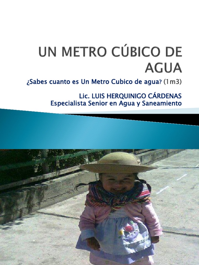 Un Metro Cúbico de Agua | PDF | Saneamiento | Suministro de agua