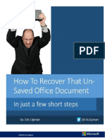 How To Recover Office PDF