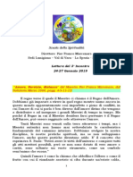 Lettura del 3° Incontro (per invio in pdf) del 24-27 Gennaio 2019