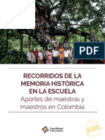 Recorridos de La Memoria Histórica en La Escuela