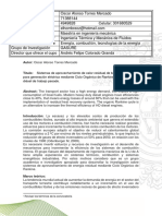 Sistema ORC para aprovechamiento de calor residual en motores diésel