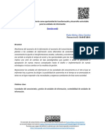 Escenario Del Conocimiento PDF