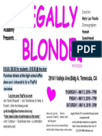 Legally Blonde Poster 2019