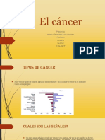 Tipos de cáncer y sus causas