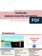 Guideline Analisa Kualitas Air Injeksi: Oleh: Nia Setya Budiningtyas