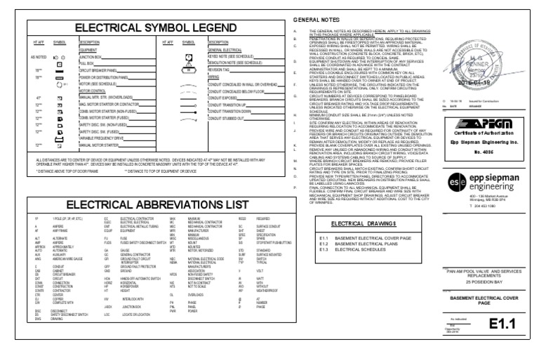 Electrical Guidelines for Contractors | PDF | Electrical Wiring | Fuse ...