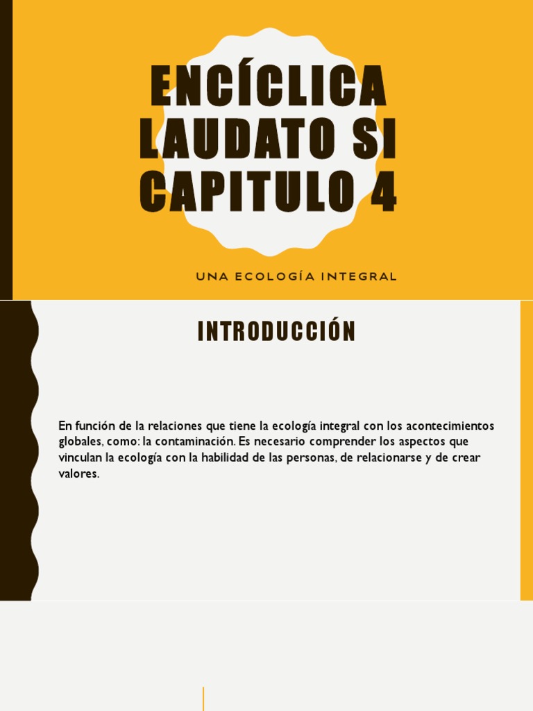 Ecología Integral | PDF | Ecología | Papa Francisco