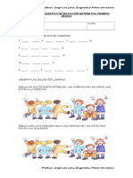 PRUEBA DE DIAGNOSTICO DE EDUCACION MATEMATICA PRIMERO BASICO.doc