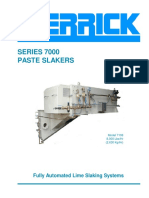 SERIES 7000 Paste Slakers: Fully Automated Lime Slaking Systems