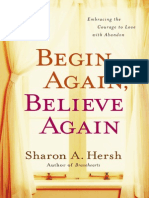 Begin Again, Believe Again by Sharon A. Hersh, Excerpt