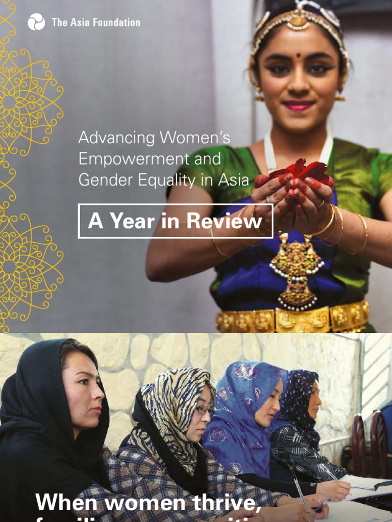 Advancing Womens Empowerment and Gender Equality in Asia 2017 | PDF ...