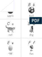 Englishdnealian Style Alphabetsound Flashcards PDF
