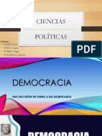 Ciencias Políticas