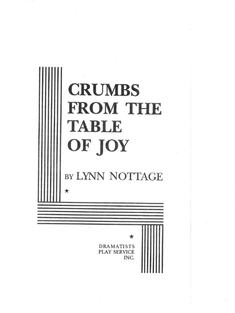 Crumbs From The Table Of Joy Berkeley Rep