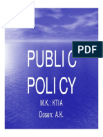 Public Policy 111