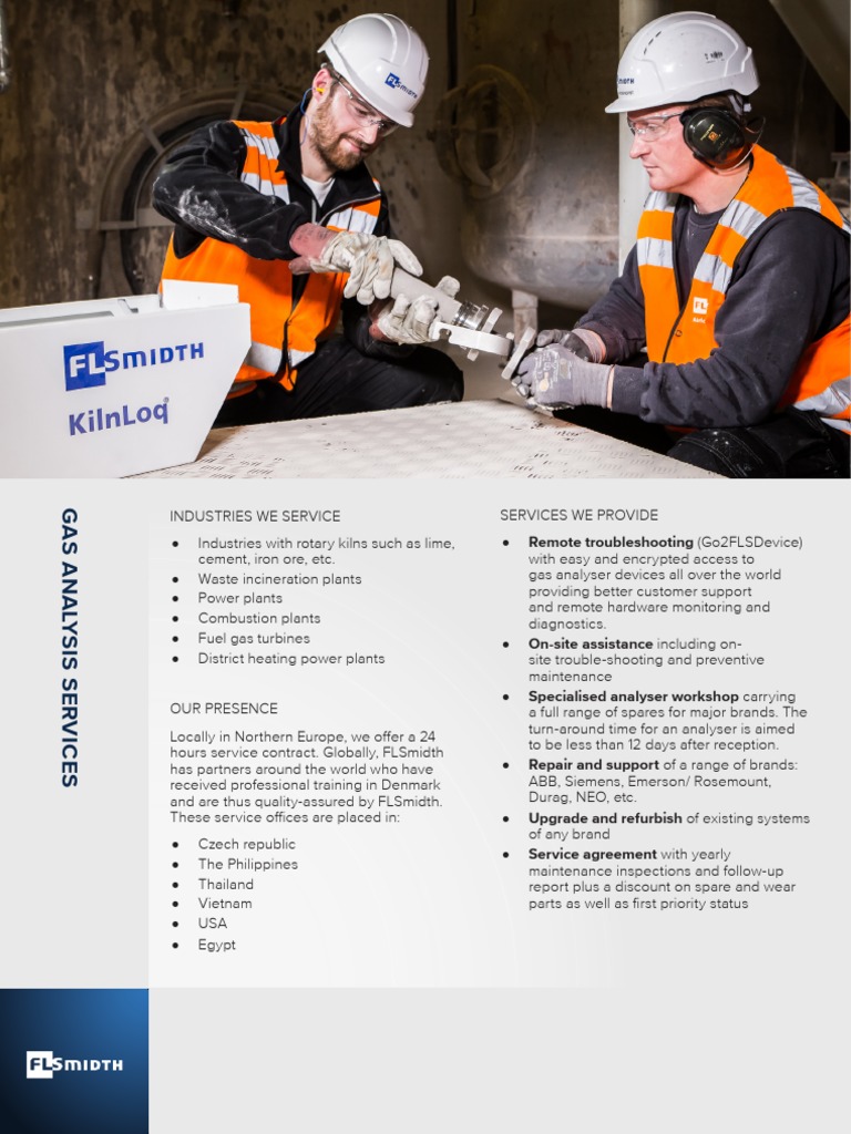 Gas Analysis Services Smidth PDF Power Station Nature