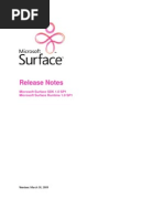 Download Microsoft Surface 10 SP1 Release Notes by craze4suresh SN40736277 doc pdf