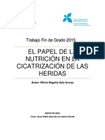 Papel de La Nutricion en La Cicatrizacion de Las Heridas