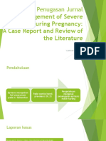 Penugasan Jurnal: Management of Severe Epistaxis During Pregnancy: A Case Report and Review of The Literature