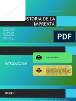 Historia de La Imprenta