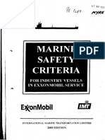 Marine Safety Criteria