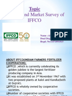 IFFCO Product and Market Survey Report