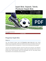 Pengertian Sepak Bola