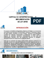 CAPITULO VI - INTERPRETACIÓN E IMPLEMENTACIÓN DEL SGSST - LEY 29783.pdf