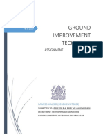 Ground Improvement Technique: Assignment