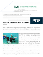 IDAI - Perlukah Suplemen Vitamin D