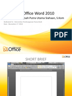 Microsoft Word 2010