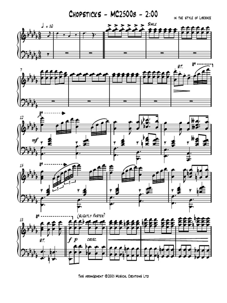 Chopsticks Liberace Pdf American Popular Music Music Of The African Diaspora