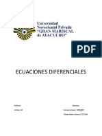 Ecuaciones Diferenciales