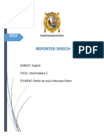 Reported Speech (Intermdiate 5)