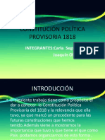 Constitución Política Provisoria 1818