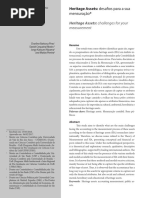 Mensuracao de Heritage Assets